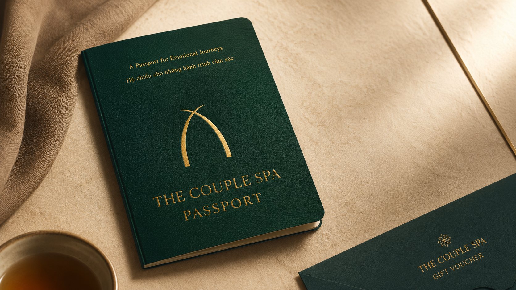 THE COUPLE SPA Passport Book