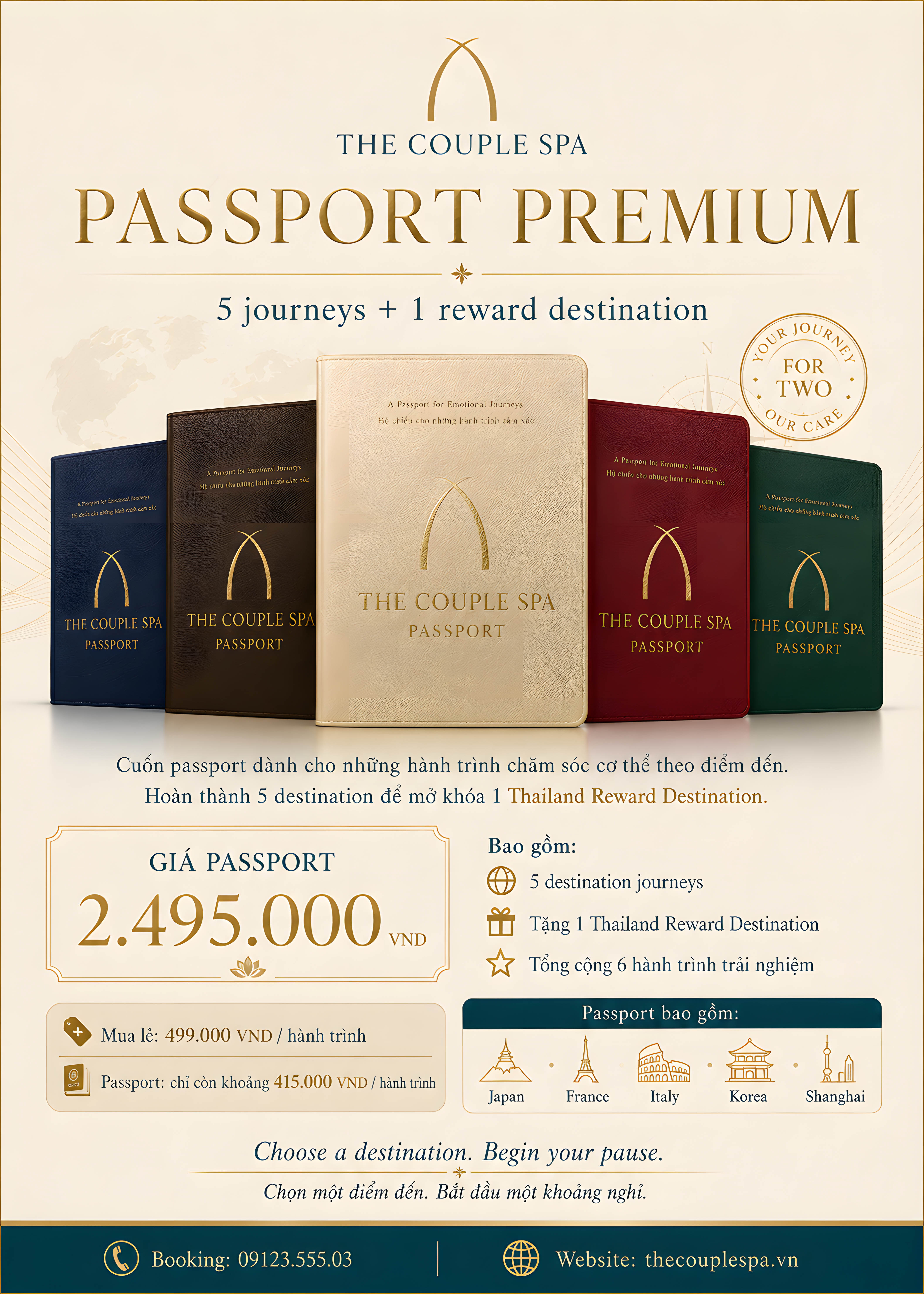 Trang bên trong Passport Journey