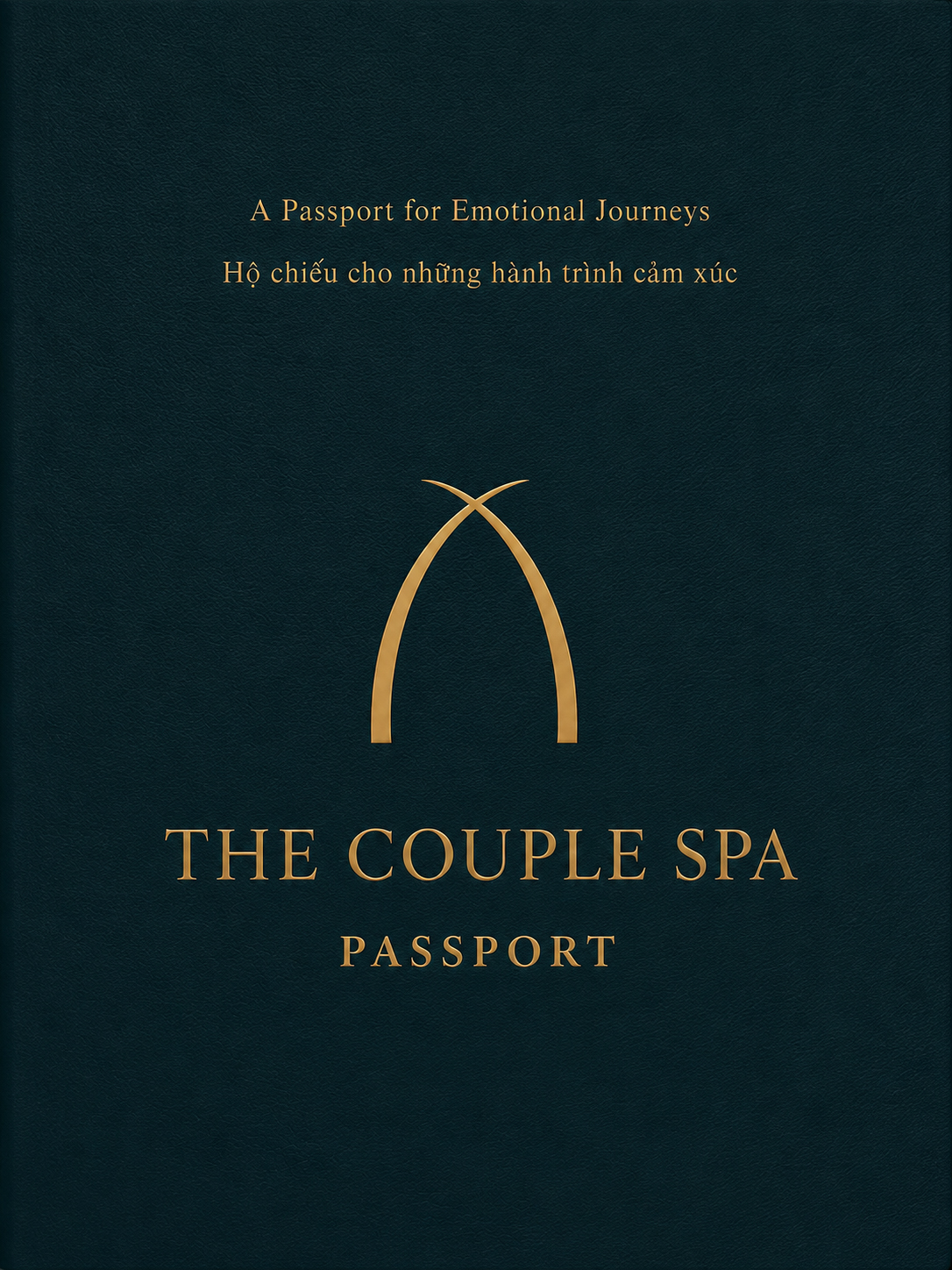 THE COUPLE SPA Passport Cover