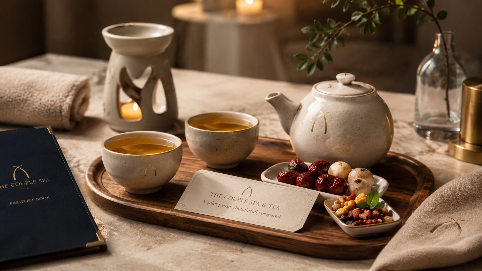 Tea service THE COUPLE SPA